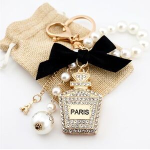💎 Paris Luxe Perfume Charm Keychain